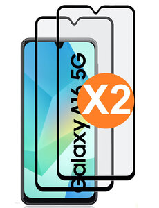 Ntech Full Cover Screenprotector Geschikt voor Samsung Galaxy A16 5G Zwart