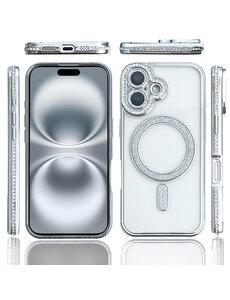 Ntech Hoesje Geschikt voor iPhone 16 Plus Magsafe hoes Lens beschermer Zliver