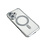 Ntech Hoesje Geschikt voor iPhone 16 Plus Magsafe hoes Lens beschermer Zliver – Luxe bling sprankelende diamant backcover