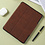 Ntech Tablet hoes geschikt voor iPad 9e/8e/7e Generatie 10.2 inch Smart Case Bruin met Harde Doorzichtige Achterkant / Sleep/Wake Functie iPad 2021 hoes premium leren case