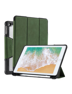 Ntech Tablet Hoes Geschikt voor iPad Hoes 5e, 6e, Air 1e, Air 2e Generatie - 9.7 inch (2017/2018) Smart Case Groen