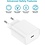 Ntech 20W USB C Adapter / Oplader Met 2M lightning naar usb C kabel Geschikt voor iPhone 14/ 14 Pro/ 14 Max/ 13/ 13 Pro/ 13 Pro Max/ 12/ 11/ Xr/ Xs Max/ 8/ 8 Plus/ Pro - Oplader / Snellader geschikt voor Apple iPhone