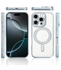 Ntech Hoesje Geschikt voor iPhone 16 Pro Magsafe hoes Lens beschermer Zliver