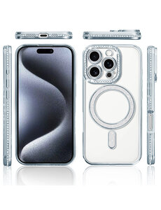 Ntech Hoesje Geschikt voor iPhone 15 Pro Max Magsafe hoes Lens beschermer Zliver