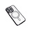 Ntech Hoesje Geschikt voor iPhone 15 Magsafe hoes Lens beschermer Zwart – Luxe bling sprankelende diamant backcover