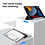 Ntech Tablet hoes geschikt voor iPad 9e/8e/7e Generatie 10.2 inch Smart Case Bruin met Harde Doorzichtige Achterkant / Sleep/Wake Functie iPad 2021 hoes premium leren case