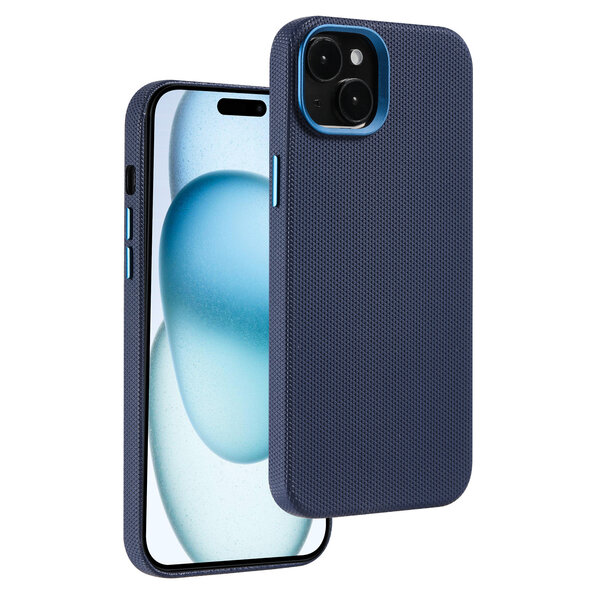 Ntech Hoesje Geschikt voor iPhone 15 Plus Rugged hoesje Blauw - Duurzaam en Heavy Duty Beschermhoes voor Optimale Bescherming