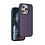 Ntech Hoesje Geschikt voor iPhone 15 Pro Rugged hoesje Paars - Duurzaam en Heavy Duty Beschermhoes voor Optimale Bescherming