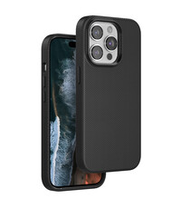 Ntech Hoesje Geschikt voor iPhone 15 Pro Max Rugged hoesje Zwart