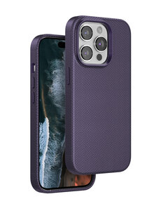 Ntech Hoesje Geschikt voor iPhone 15 Pro Max Rugged hoesje Paars