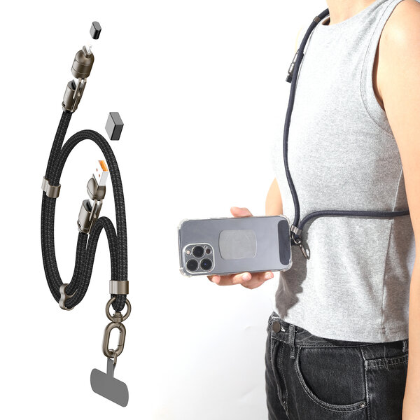 Ntech  usb c kabel - 240W - USB C naar Lightning - 4-In-1 - 1.5M - Geschikt voor iPhone 17 /17 Pro Max /16/16 Pro /15/14/13/12 / Samsung Tab A11 Plus/S25 FE /A17 /A26 /A56/ A55 /S25/S25 Ultra/S24/ - Lightning / usb c naar usb a - Snellader met Koord