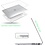 Ntech Hoes Geschikt voor MacBook Pro 14 inch Hard Case 2024 2023 2022 2021 - Hoes Geschikt voor Macbook Pro 14 hoes / Hoes Geschikt voor Macbook Pro 14 hard hoes M4 A3112 A3185 A3401 M3 A2918 A2992 M2 A2779 M1 A2442 - Laptop Cover Ntech - Transparant Clear