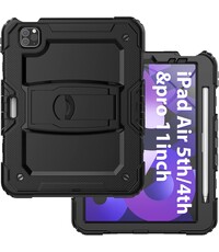 Ntech Tablet Hoes Geschikt Voor iPad Air 11 2024 Zwart