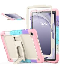 Ntech Tablet Hoes Geschikt voor Samsung Galaxy Tab A9 / Galaxy Tab A11 8.7 inch hoes Pink