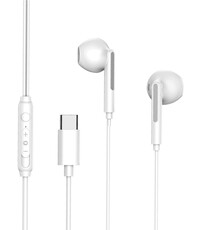 Ntech Ntech Oortjes met Draad USB C Geschikt voor iPhone 16 / 16 Pro / 16 Pro max