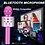 Ntech Karaoke Microfoon met Bluetooth en Echo Effect Roze - Karaoke Set voor Volwassenen  Speaker en Lichteffecten - Stemvervormer