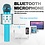 Ntech Karaoke Microfoon met Bluetooth en Echo Effect Blauw - Karaoke Set voor Volwassenen  Speaker en Lichteffecten - Stemvervormer