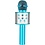 Ntech Karaoke Microfoon met Bluetooth en Echo Effect Blauw - Karaoke Set voor Volwassenen  Speaker en Lichteffecten - Stemvervormer