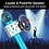 Ntech Karaoke Microfoon met Bluetooth en Echo Effect Blauw - Karaoke Set voor Volwassenen  Speaker en Lichteffecten - Stemvervormer