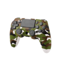 Ntech Ntech PS4 Controller Geschikt voor PS4 en PS3 - PS4 controller Draadloos Camouflage Groen