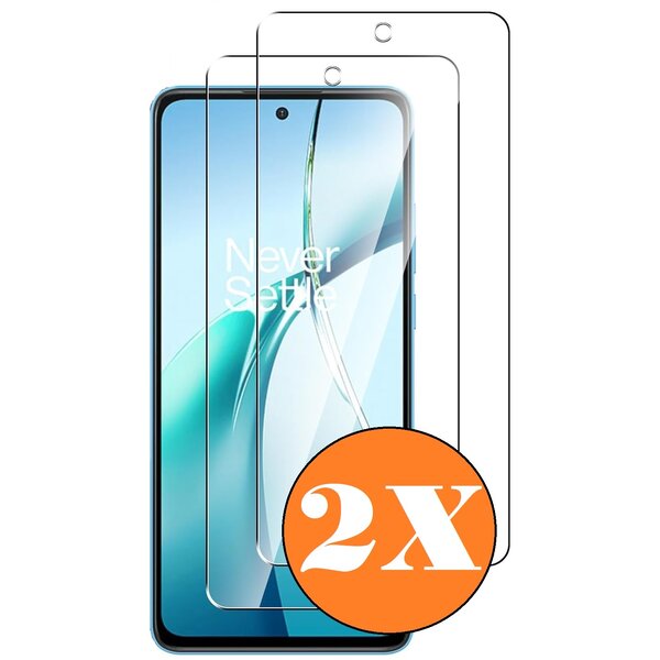Ntech Screenprotector geschikt voor OnePlus Nord CE4 Lite 5G Screen Protector - gehard Glas Tempered Glass - 2 Stuks