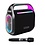 Ntech  Bluetooth Speaker - Draagbare Speaker - Partybox met Accu V66 - Complete Karaoke Set met Microfoon en Echo / Leren Handvat / AUX SD en USB