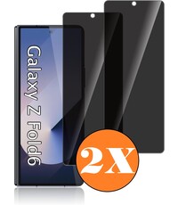 Ntech Screenprotector Geschikt voor Samsung Z Fold 6 Privacy screenprotector 2 Stuks