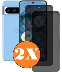 Ntech Privacy Geschikt voor Google Pixel 8 Pro  screenprotector Privacy