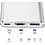 Ntech USB C naar HDMI Adapter - Type C HDMI Adapter 3 in1, met USB 3.0/Type C PD Oplaadpoort USB C Hub -Geschikt voor Macbook Pro /M2/ M3/ M4 Air / Windows / Universeel - Ntech