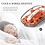 Ntech Draadloze Muis voor Laptop en Computer Oranje - Bluetooth - Ergonomisch 2.4G -  LED Transparant omhulsel - Laptop - Universeel - LED - USB C