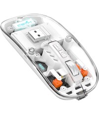 Ntech Draadloze Muis voor Laptop en Computer Wit