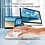 Ntech Draadloze Muis voor Laptop en Computer Wit - Bluetooth - Ergonomisch 2.4G -  LED Transparant omhulsel - Laptop - Universeel - LED - USB C