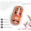 Ntech Draadloze Muis voor Laptop en Computer Oranje - Bluetooth - Ergonomisch 2.4G -  LED Transparant omhulsel - Laptop - Universeel - LED - USB C