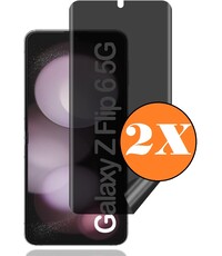 Ntech Screenprotector Geschikt voor Samsung  Z Flip 7 FE -  Flip 6 Privacy