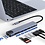 Ntech usb c hub - 8-in-1 USB-C Hub - Docking Station - USB Splitter - 4K HDMI - USB A - USB C - Ethernet - Micro SD - Geschikt voor  Apple / Laptop / Macbook / Windows / Chromebook / HP / Asus / Lenovo - Ethernet - Interhub