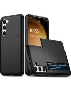 Ntech Hoesje Geschikt voor Samsung S23 Hoesje Zwart