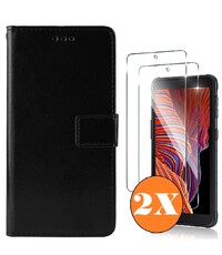 Ntech Hoesje geschikt voor Samsung Galaxy Xcover 5 hoesje Zwart