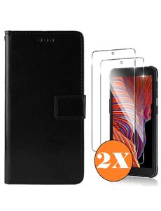 Ntech Hoesje geschikt voor Samsung Galaxy Xcover 5 hoesje Zwart