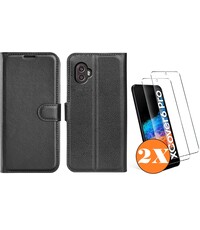 Ntech Hoesje geschikt voor Samsung Galaxy Xcover 6 Pro hoesje Zwart