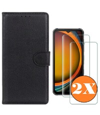 Ntech Hoesje geschikt voor Samsung Galaxy Xcover 7 hoesje Zwart