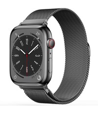 Ntech Ntech Bandje Zwart Geschikt voor Apple Watch Bandje Series 1 / 2 / 3 / 4 / 5