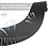 Ntech Ntech Bandje Zwart Geschikt voor Apple Watch Bandje Series 1 / 2 / 3 / 4 / 5 / 6 / 7 / 8 / 9 / SE - 38 / 40 / 41 mm -  horlogeband Extra sterke magneet