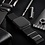 Ntech Ntech Bandje Zwart Geschikt voor Apple Watch Bandje Series 1 / 2 / 3 / 4 / 5 / 6 / 7 / 8 / 9 / SE - 38 / 40 / 41 mm -  horlogeband Extra sterke magneet