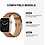 Ntech Ntech Leer Bandje Bruin Geschikt voor Apple Watch Bandje Series 1/2/3/4/5/6/7/8/9/SE/SE 2 met case size 38 mm / 40 mm / 41 mm en Watch 10 (42 mm)