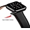 Ntech Ntech Leer Bandje Zwart Geschikt voor Apple Watch Bandje Series 1/2/3/4/5/6/7/8/9/SE/SE 2 met case size 38 mm / 40 mm / 41 mm en Watch 10 (42 mm)