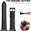 Ntech Ntech Leer Bandje Zwart Geschikt voor Apple Watch Bandje Series 1/2/3/4/5/6/7/8/9/SE/SE 2 met case size 38 mm / 40 mm / 41 mm en Watch 10 (42 mm)