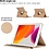 Ntech Hoes Geschikt voor iPad Air 11 inch (2024) M2 Hoes Goud, iPad Air 6th / 5th / 4th Generation Hoes (2024/2022/2020) - 360° draaibare Bookcase