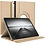 Ntech Hoes Geschikt voor iPad Air 11 inch (2024) M2 Hoes Goud, iPad Air 6th / 5th / 4th Generation Hoes (2024/2022/2020) - 360° draaibare Bookcase