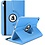 Ntech Hoes Geschikt voor iPad Air 11 inch (2024) M2 Hoes Licht Blauw, iPad Air 6th / 5th / 4th Generation Hoes (2024/2022/2020) - 360° draaibare Bookcase