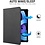 Ntech Hoes Geschikt voor iPad Air 11 inch (2024) M2 Hoes Rood, iPad Air 6th / 5th / 4th Generation Hoes (2024/2022/2020) - 360° draaibare Bookcase